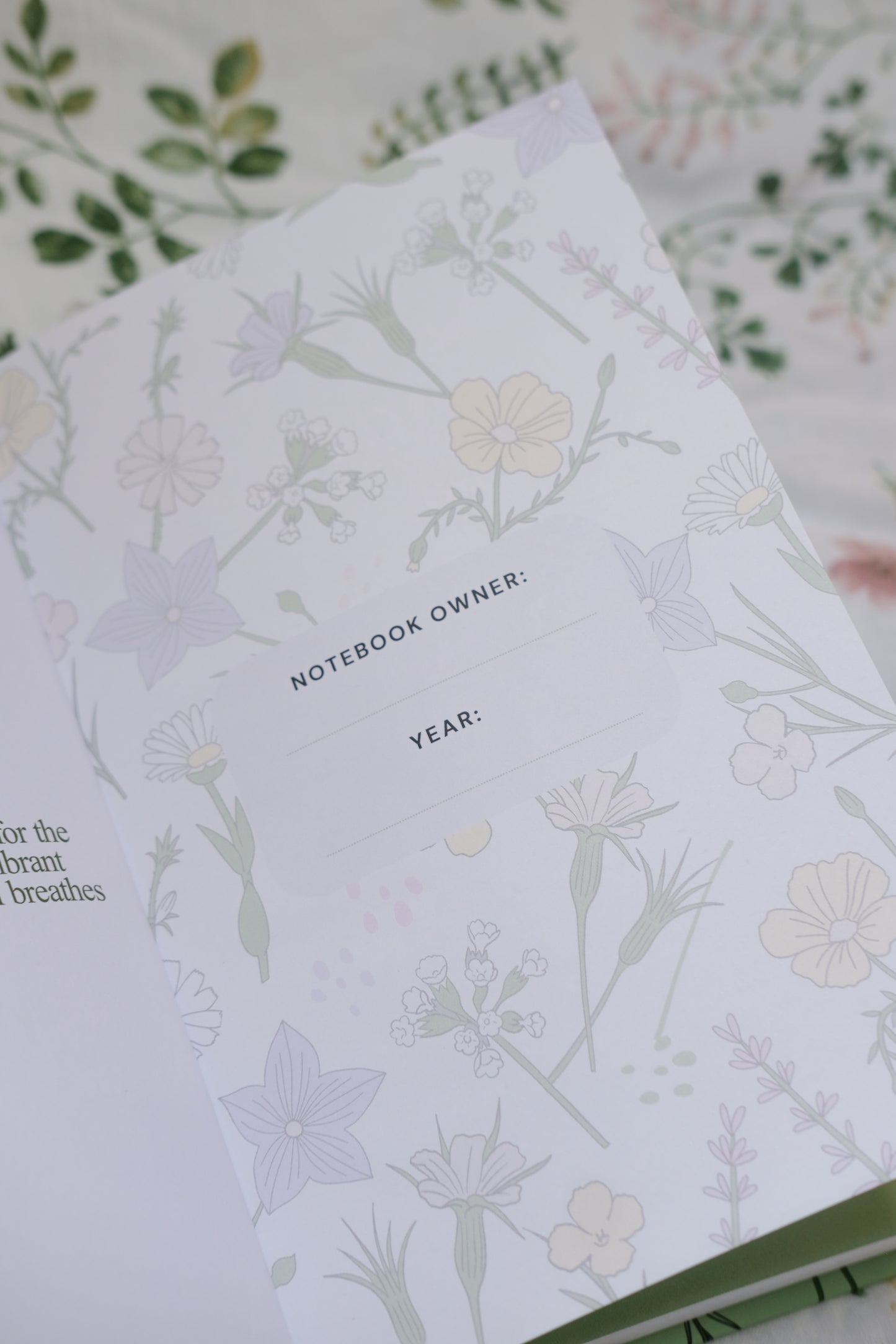 My Spring Notebook