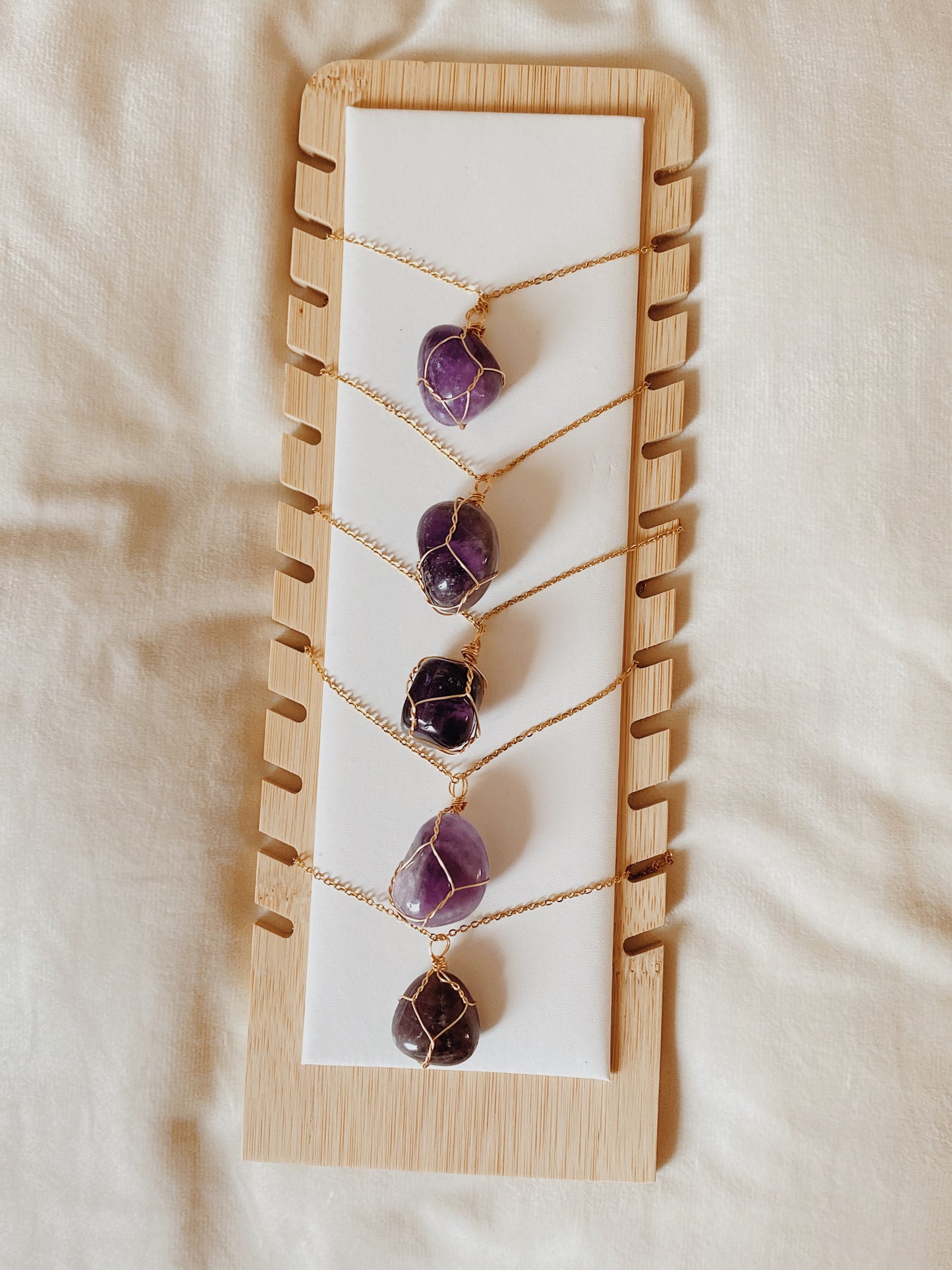 Amethyst Gold Necklace