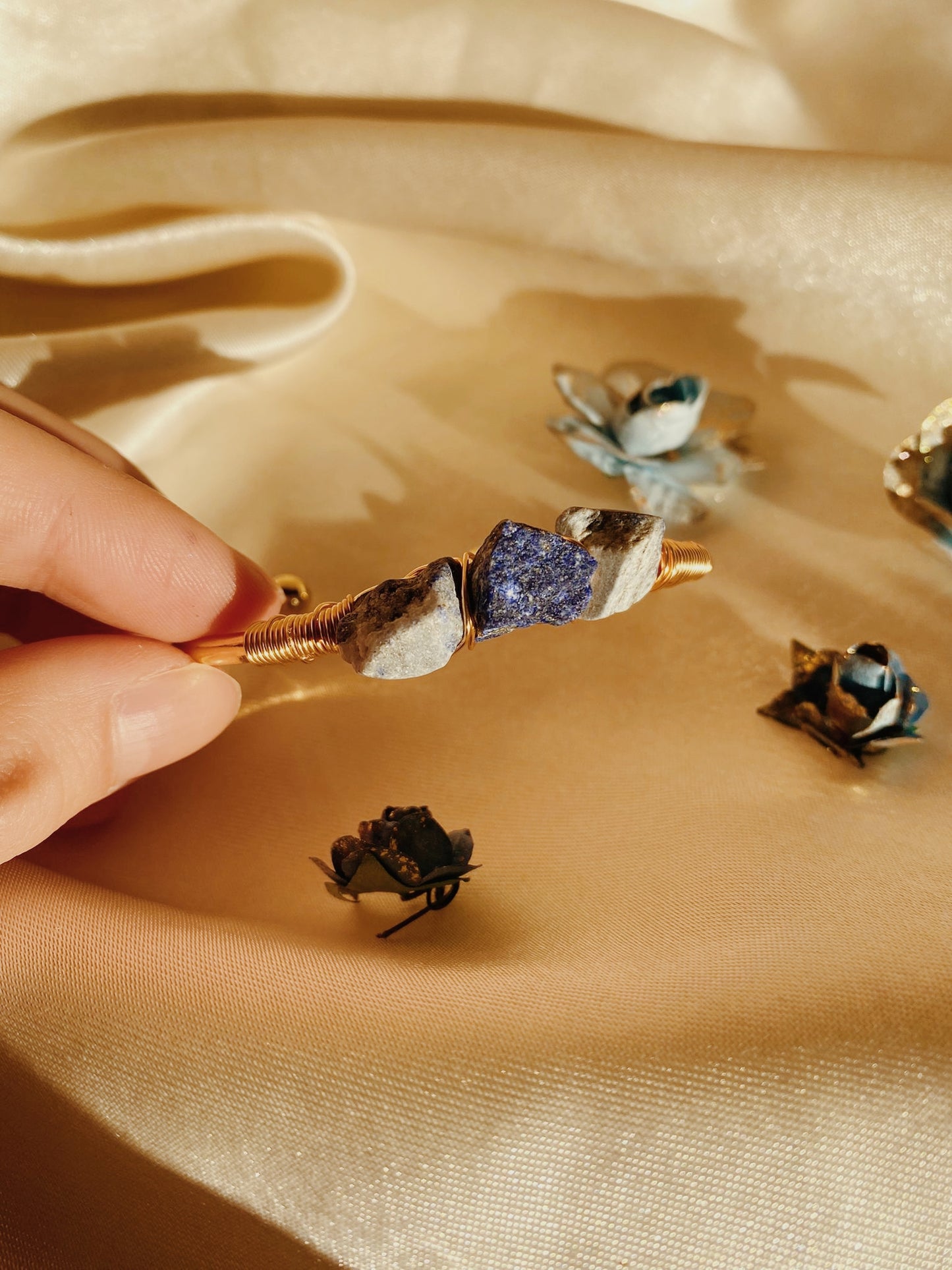 Lapis Lazuli Gold bracelet