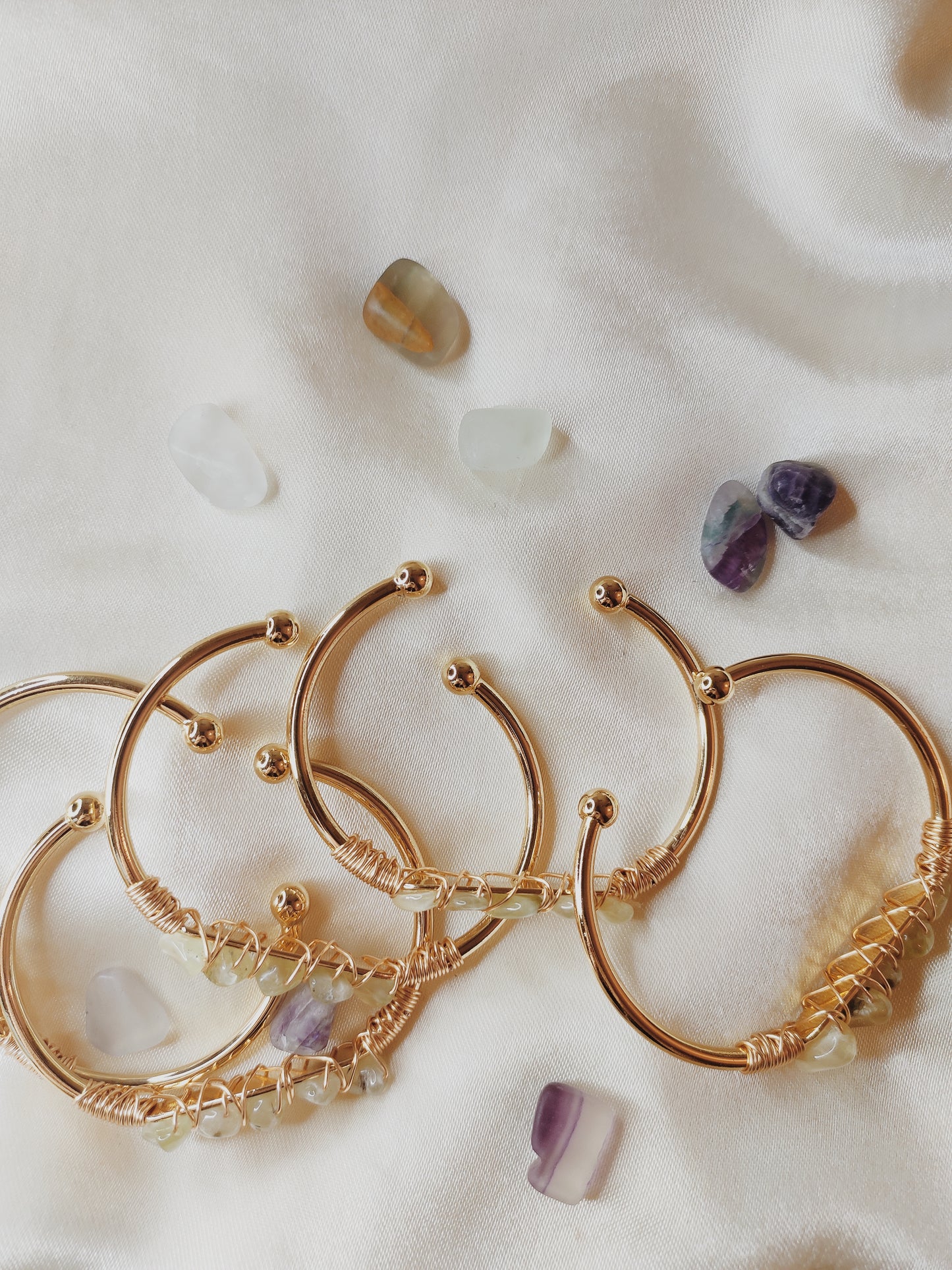 Fluorite Gold bracelet