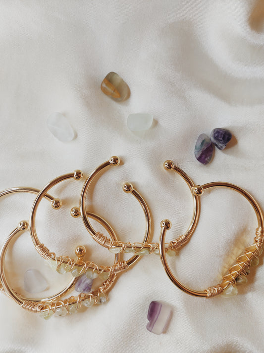 Fluorite Gold bracelet