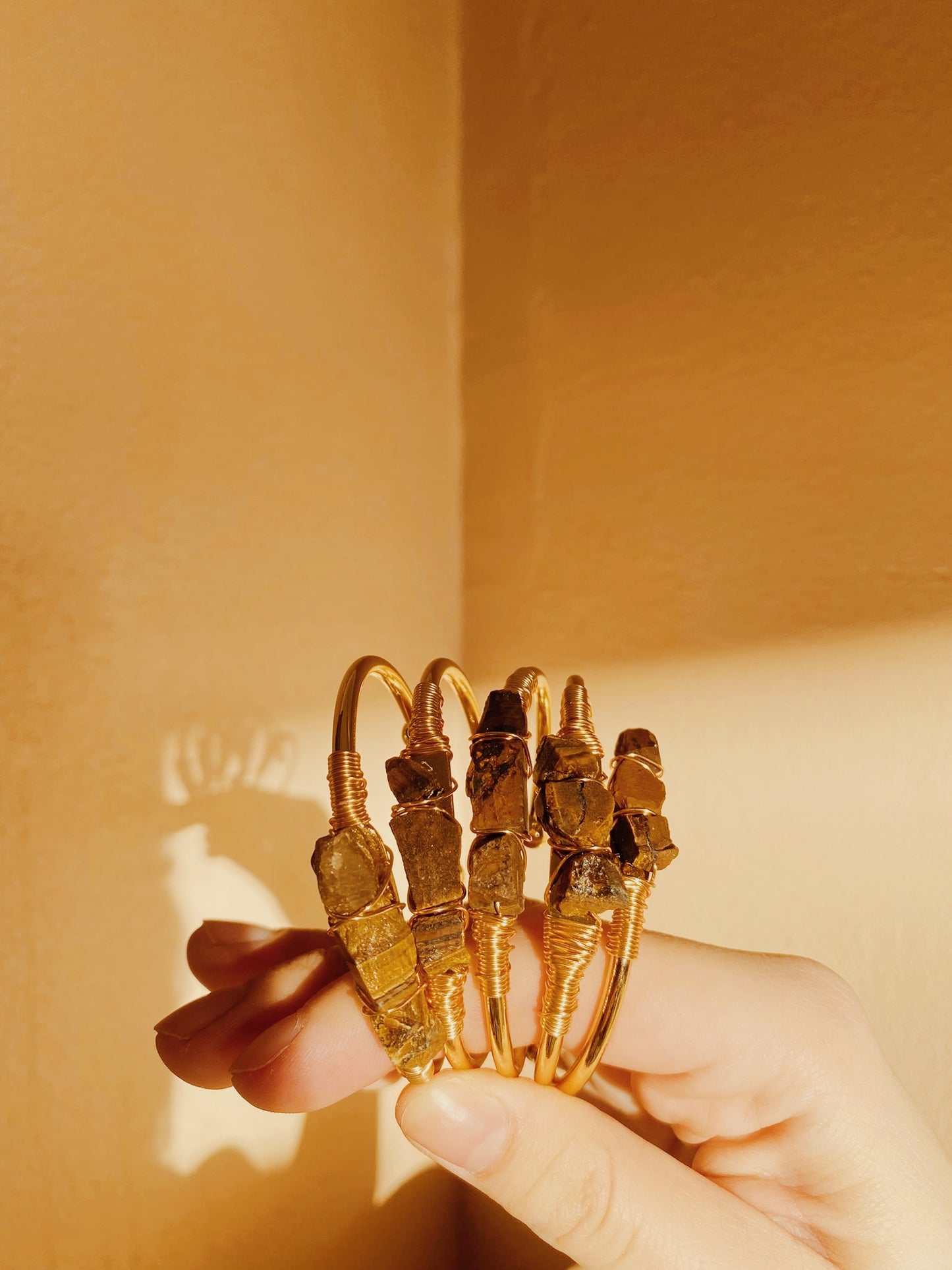 Tiger Eye Gold bracelet