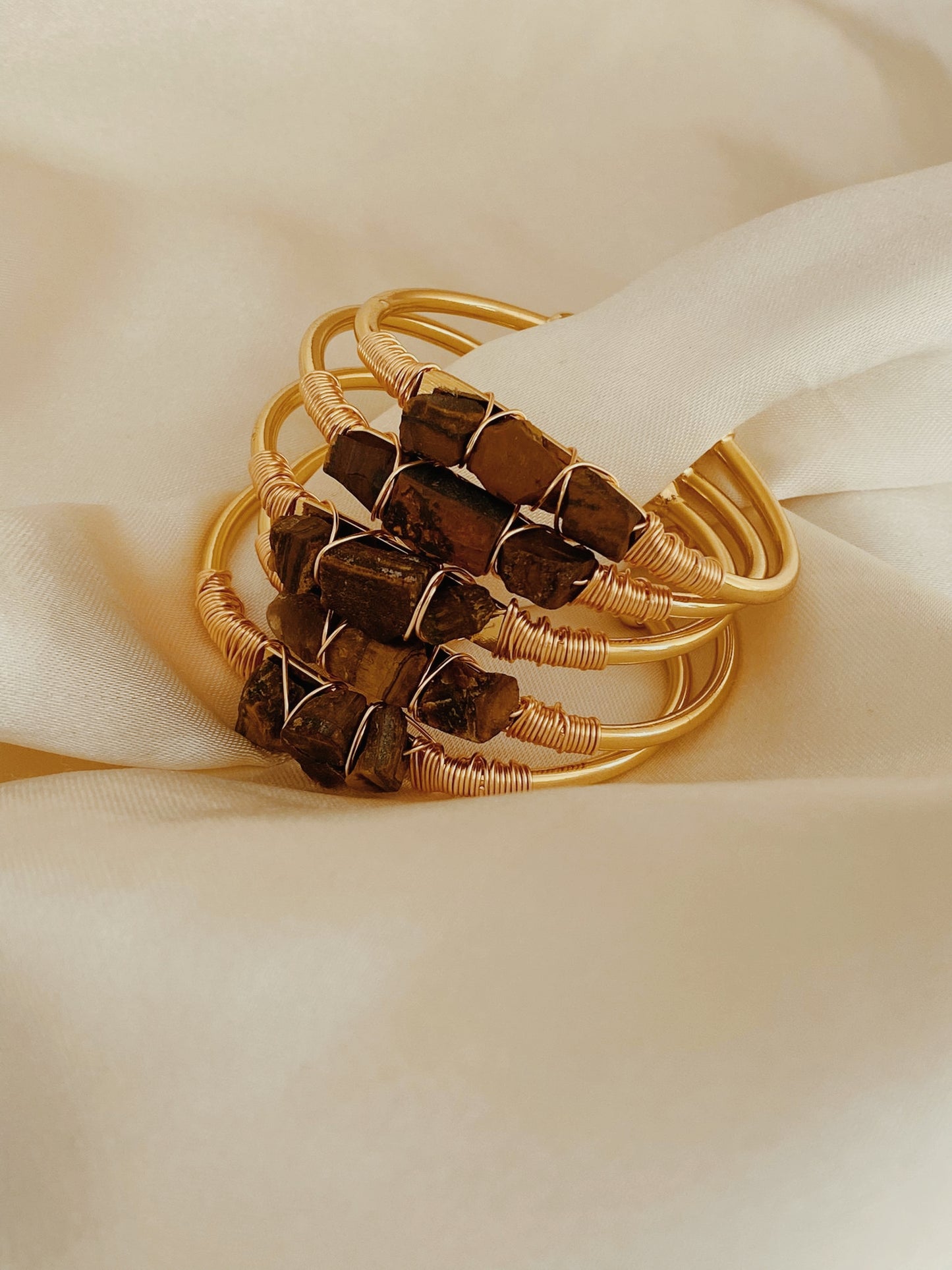 Tiger Eye Gold bracelet