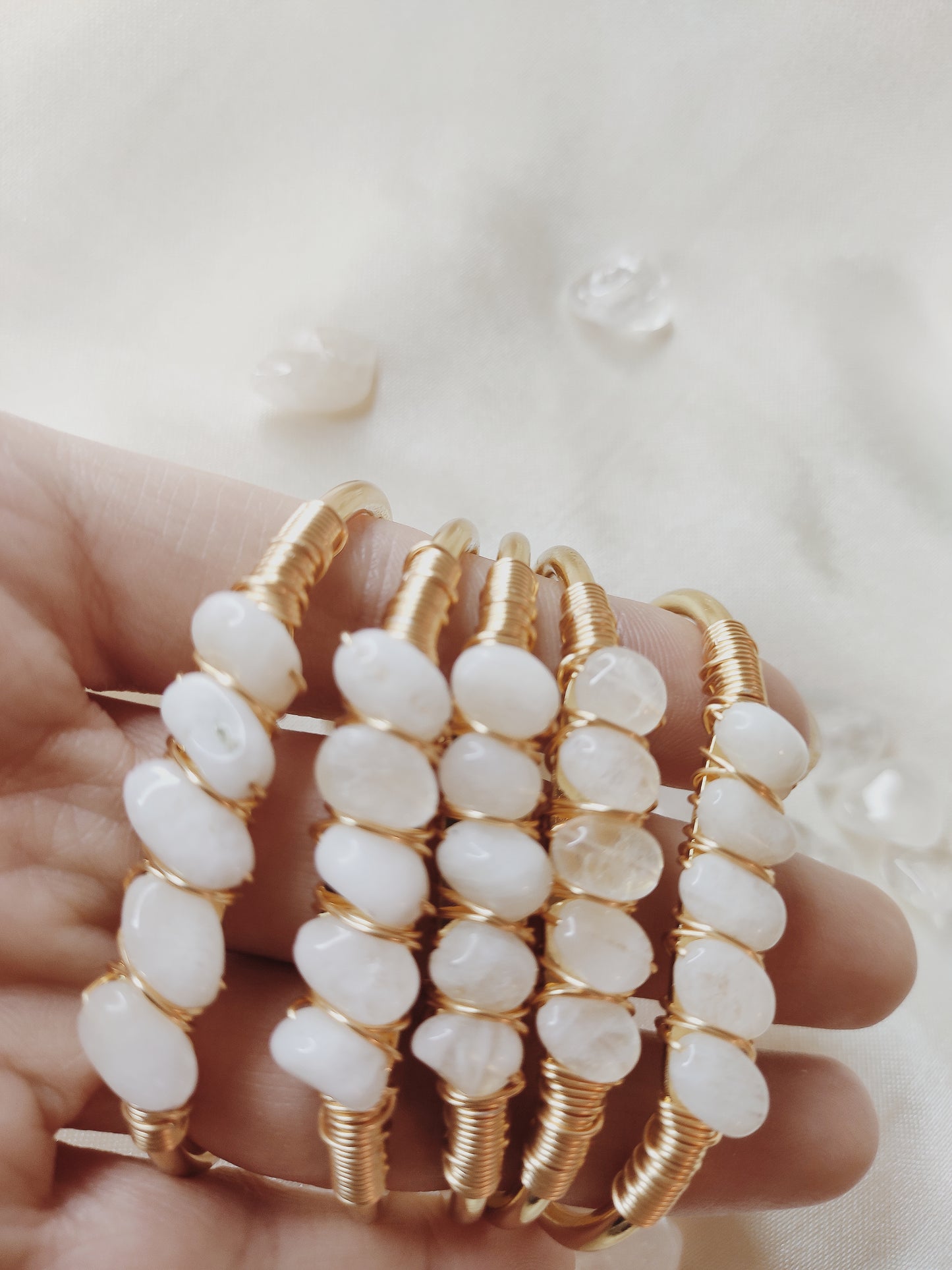 Moonstone Gold bracelet